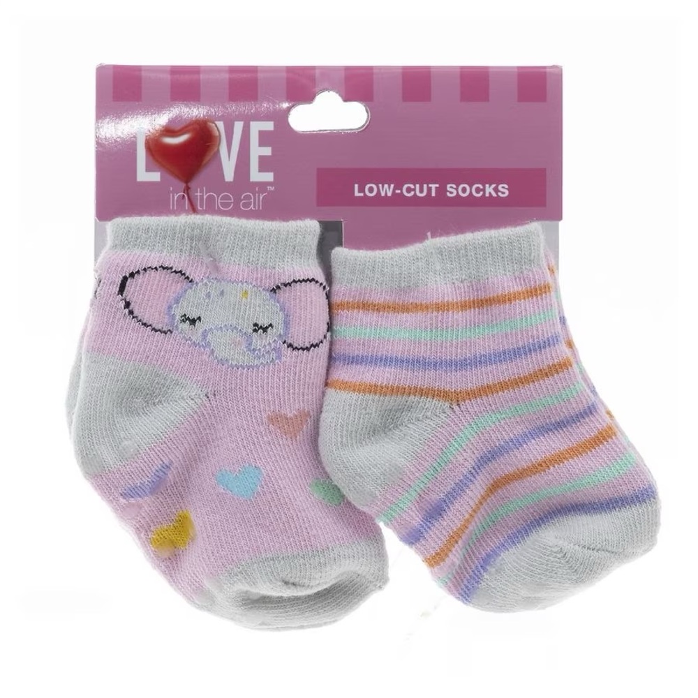 Baby Girl Pink Elephant Socks